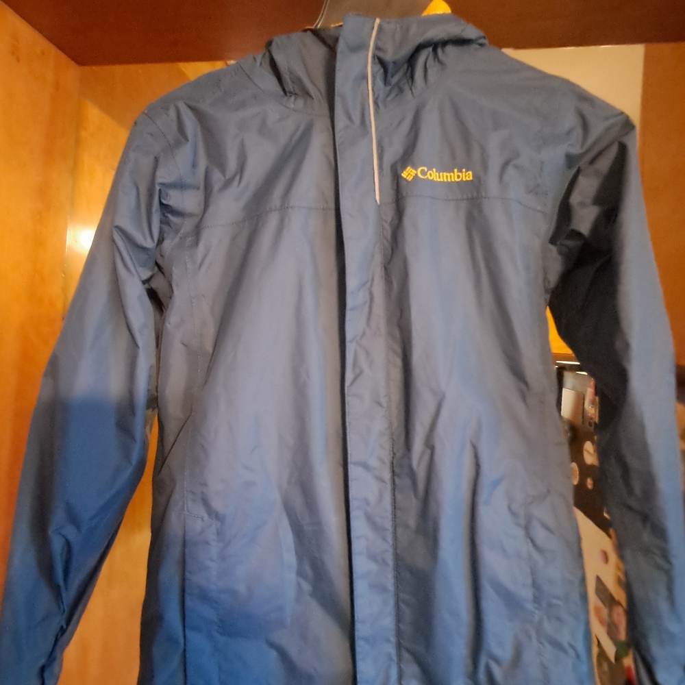 Columbia Boy's Navy Raincoat